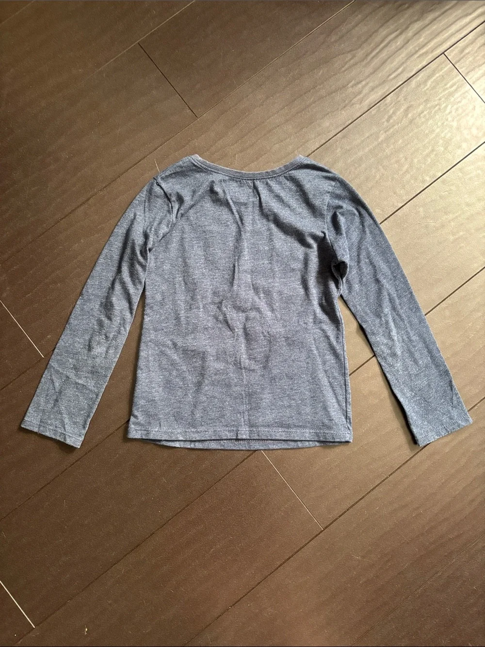 Old Navy Navy Long Sleeve Tee with Create & Multicolor 